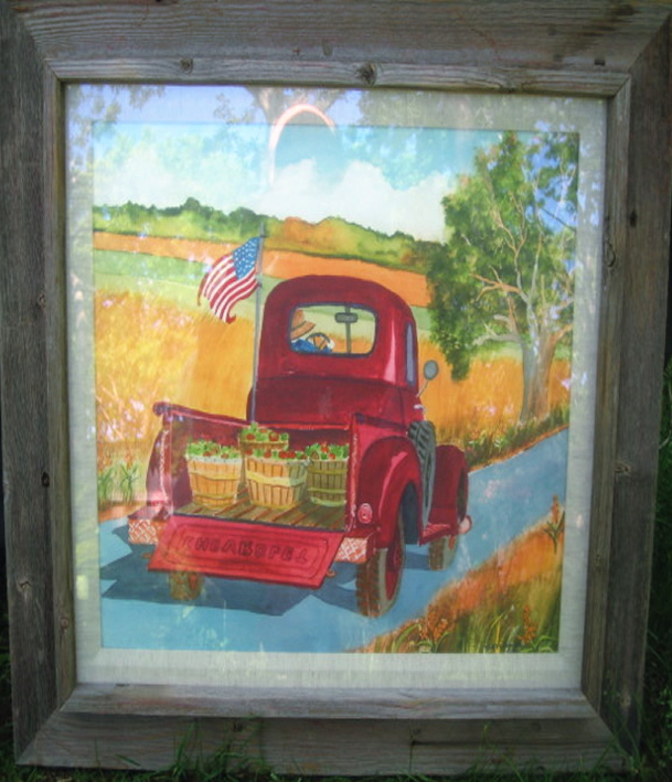 liz truck framed